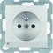 B.SQUARE Enchufe con puesta a tierra y orientación Retroiluminación LED de aluminio