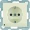 B.SQUARE Enchufe SCHUKO con retroiluminación LED de orientación, crema