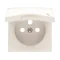 B.Square Faceplate for grounded socket with cover, white