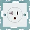 B.SQUARE Presa con messa a terra "USA/CANADA" NEMA 5-20R bianco neve