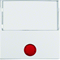 B.SQUARE Rocker with 5 attached lenses and a large labeling field for 1-gang switches white