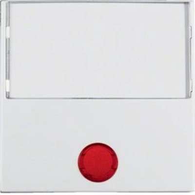 B.SQUARE Rocker with 5 attached lenses and a large labeling field for 1-gang switches white