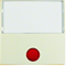 B.SQUARE Rocker with 5 attached lenses and a large labeling field for 1-key switches cream