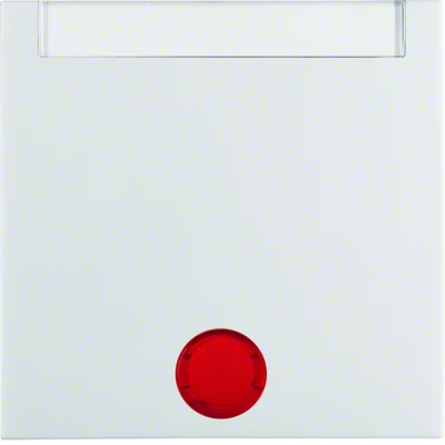 B.SQUARE Rocker with 5 attached lenses and labeling field for 1-gang switches white
