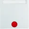 B.SQUARE Rocker with 5 attached lenses and labeling field for 1-gang switches white