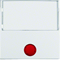 B.SQUARE Tecla con 5 lentes acopladas y gran campo de rotulación para interruptores de 1 tecla, blanco