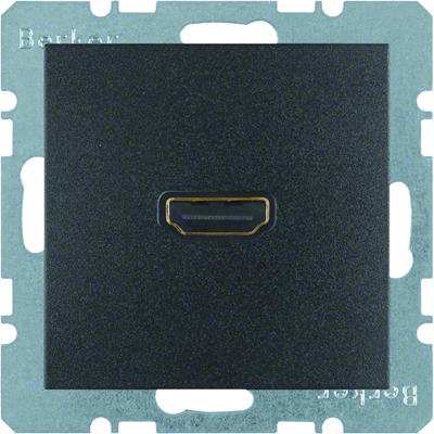 B.SQUARE/B.3/B.7 Anthracite HDMI socket