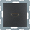 B.SQUARE/B.3/B.7 Anthracite HDMI socket