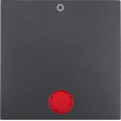 B.SQUARE/B.3/B.7 Bascule avec lentille rouge et impression "0" anthracite