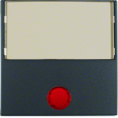 B.SQUARE/B.3/B.7 Chiave con 5 lenti montate e ampio campo di scrittura, antracite opaco