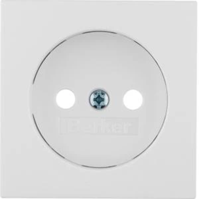 B.SQUARE/B.3/B.7 Front plate for socket without grounding white