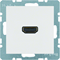 B.SQUARE/B.3/B.7 HDMI socket white