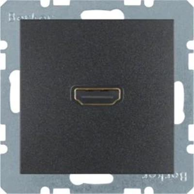 B.SQUARE/B.3/B.7 HDMI socket with 90° connection, anthracite