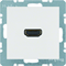 B.SQUARE/B.3/B.7 HDMI socket with 90° connection white