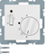 B.SQUARE/B.3/B.7 Room temperature controller with NO contact central element and connector white