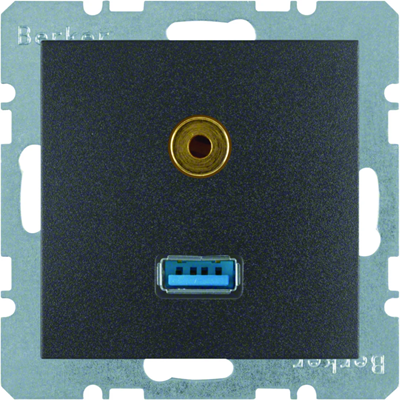 B.SQUARE/B.3/B.7 USB/3.5mm jack socket