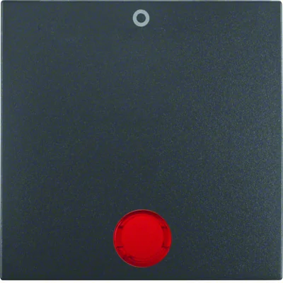 B.SQUARE/B.3/B.7 Wippe mit roter Linse und Aufdruck „0“ anthrazit