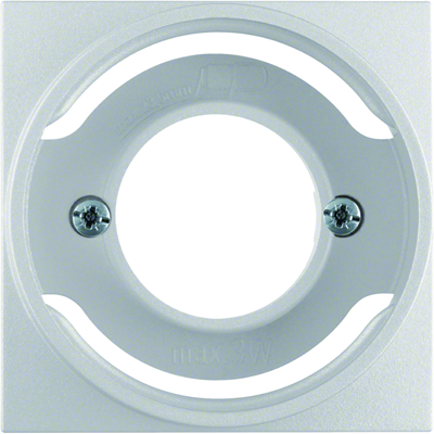 B.SQUARE/B.7 Aluminum front plate for E14 light signaling device