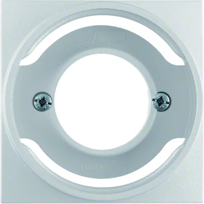 B.SQUARE/B.7 Aluminum front plate for E14 light signaling device