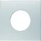 B.SQUARE/B.7 Front plate for switch and light indicator E10 aluminum