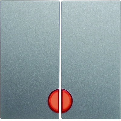 B.Square/B.7 Red Lens Switch Rockers 2 Keys Aluminum