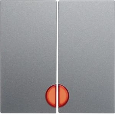 B.Square/B.7 Red Lens Switch Rockers 2 Keys Aluminum