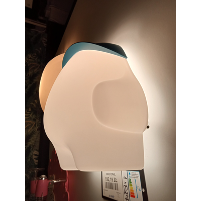 BUDDY Lampada da parete blu