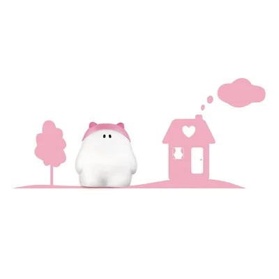 Buddy Wall Lamp Pink