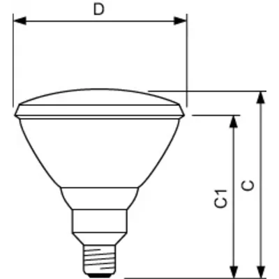 Bulb 175W, E27
