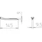 Bullone TPB R FS per maniglia trapezoidale