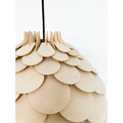 BURGO Pendant lamp E27 IP20 wooden