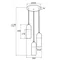 BURGOS Suspension triple ronde chrome