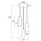 BURGOS Suspension triple ronde chrome