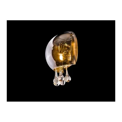 BURN WALL Хромований настінний світильник