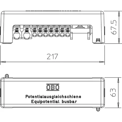 Bus de compensación de potencial 1801 VDE
