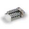 Busbars with N and PE terminals, 450V/750V, Cu, N 6x16mm², PE 6x16mm²