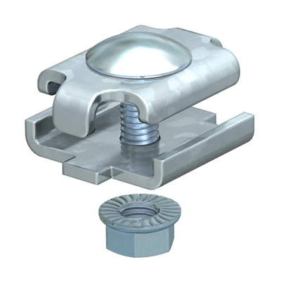 Butt connector for mesh cable trays, galvanized GSV 34 G