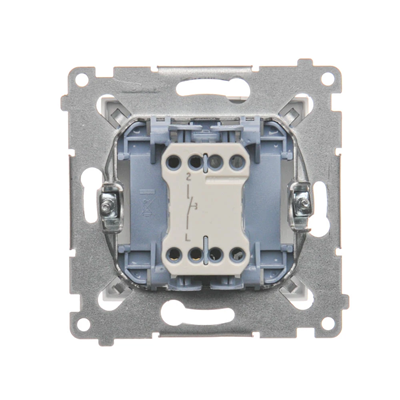 Button "bell" (module) 10A 230V quick connectors white