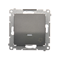 Button "bell" with LED backlight (module) 10A 230V quick connectors anthracite (metallic)