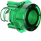 Button for E10 switch and signaling device, transparent green