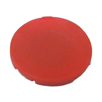 Button insert red flat, M22-XD-R