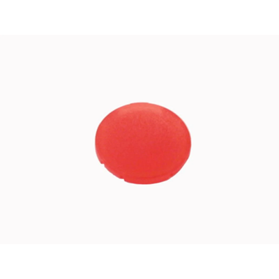 Button lens, flat red, M22-XDL-R