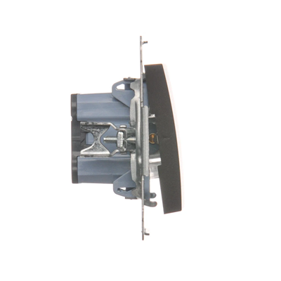 Button "light with LED backlight" 16AX 250V screw terminals matt metallized bronze