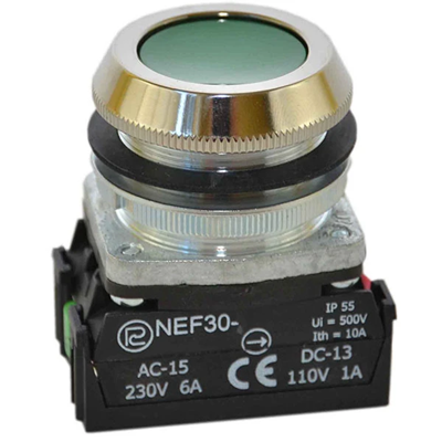 Button NEF30-KXY green