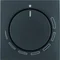 B.x Front plate with knob for speed controller anthracite