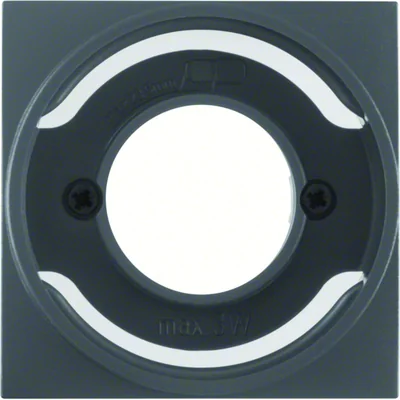 B.x Plaque frontale pour voyant lumineux E14 anthracite