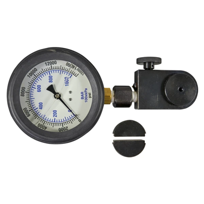 C-head pressure gauge