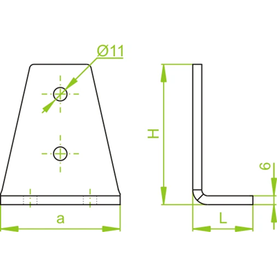 C-profile connector, LCK19