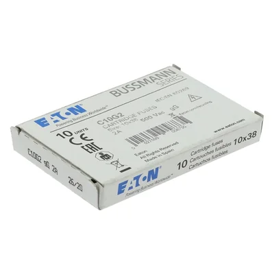C10G2 Wkładka cylindryczna 10 x 38 mm 2A GG 500V AC