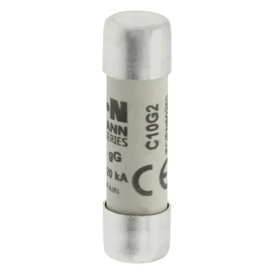 C10G2 Zylindrischer Einsatz 10 x 38 mm 2A GG 500V AC